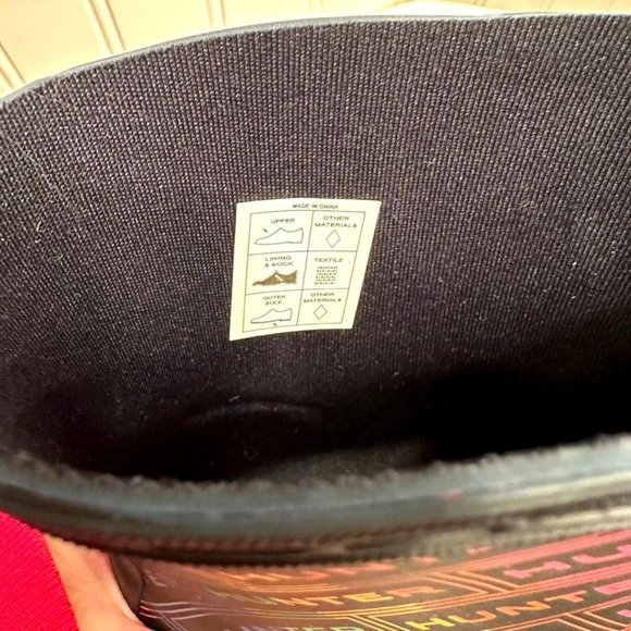 Womens Hunter Play Size 7 Logo Rain Boot Rainbow - Picture 4 of 10